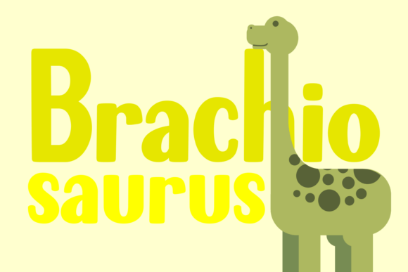 Dinotoys Font - Preview 2