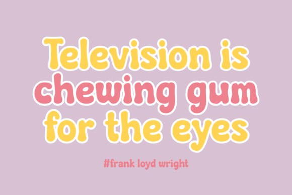 Easter Gum Font PNG with transparent background - Preview 3