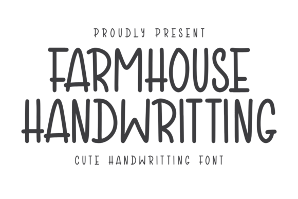 Farmhouse Handwriting Script & Handwritten Font By CraftedType Studio
