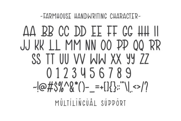 Farmhouse Handwriting Font - Preview 2