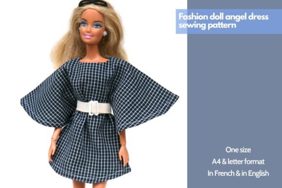 Fashion Doll Angel Dress Pdf Pattern