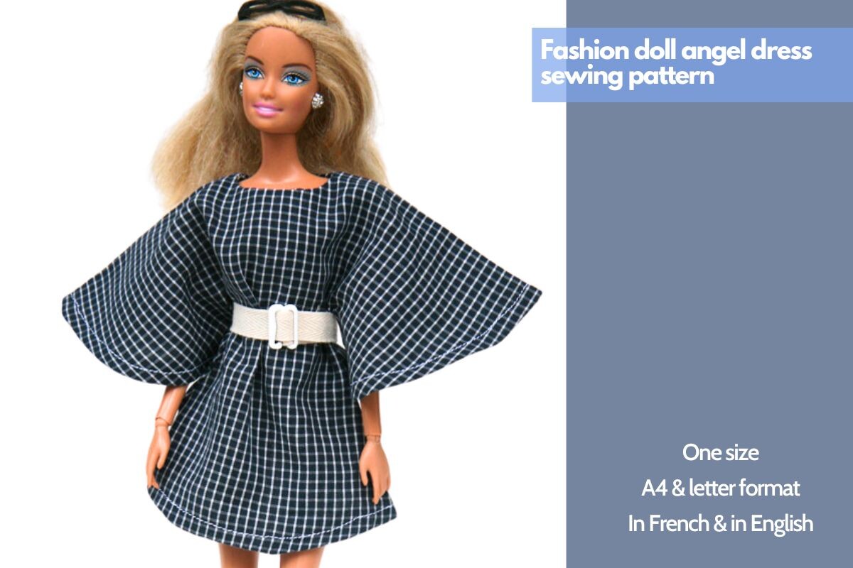 Fashion Doll Angel Dress Pdf Pattern