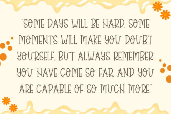 Happy Orange Font - Preview 1