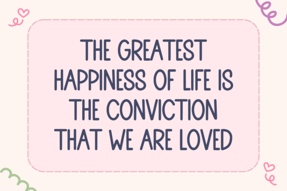 Happy Purple Font - Preview 1