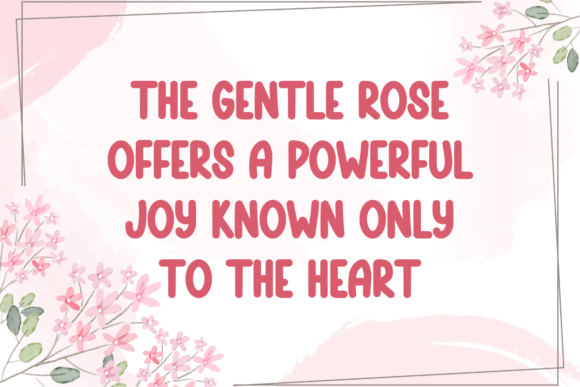 Happy Roses Font - Preview 1
