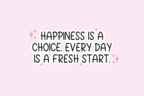 Happy Texture Font PNG with transparent background - Preview 2