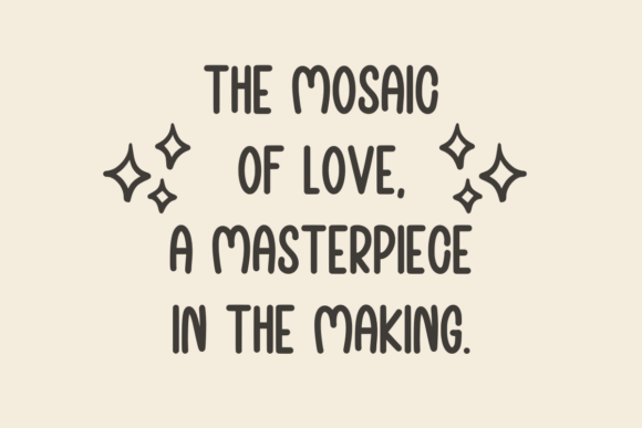 Hearts Mosaic Font - Preview 2