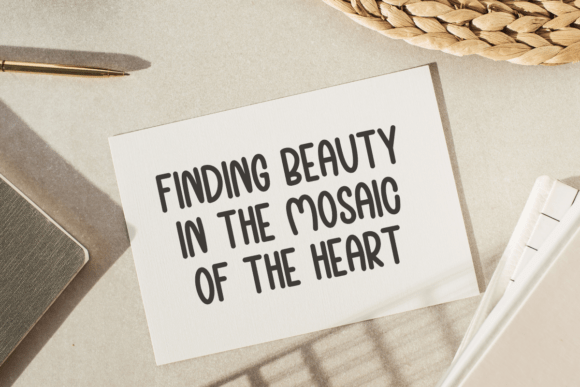 Hearts Mosaic Font - Preview 3