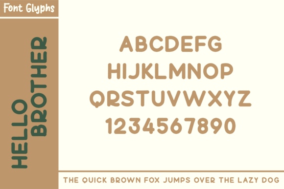 Hello Brother Font - Preview 3