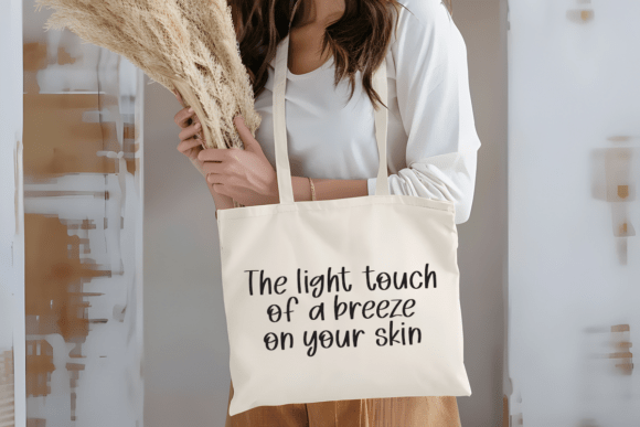 Light Touch Font PNG with transparent background - Preview 4