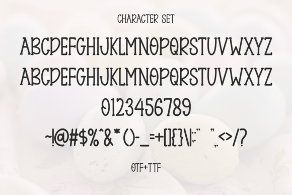 Little Easter Font font preview - 5