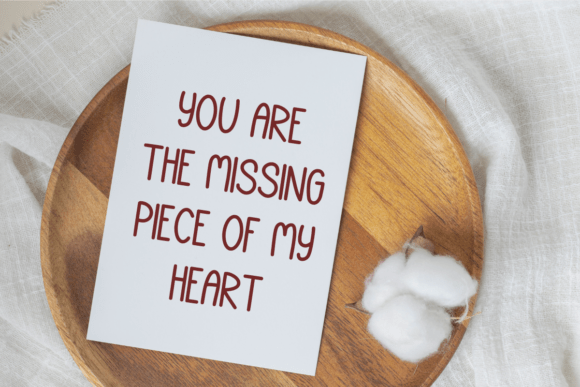 Love Quote Font PNG with transparent background - Preview 3