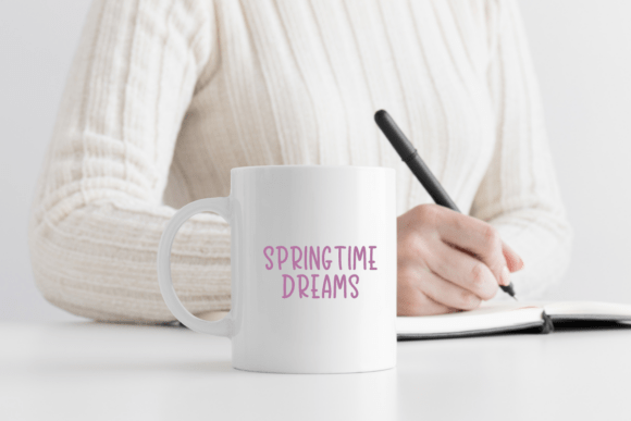March Dream Font PNG with transparent background - Preview 5