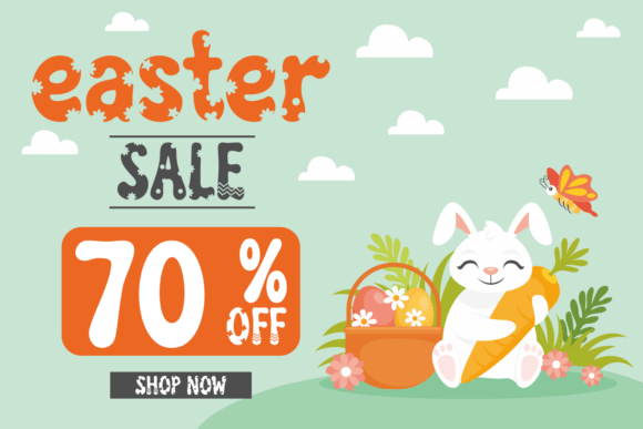 Moms Easter Font PNG with transparent background - Preview 1
