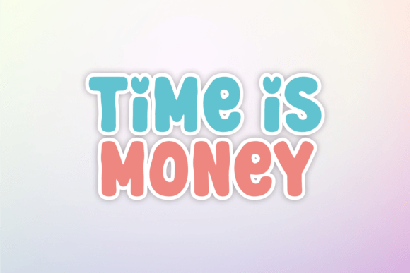 Mona Bona Font PNG with transparent background - Preview 3