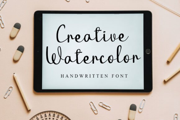 Monogram Letter Font PNG with transparent background - Preview 3