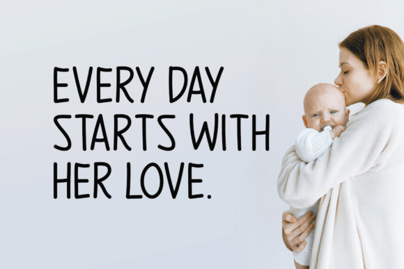 Mother Strength Font PNG with transparent background - Preview 2