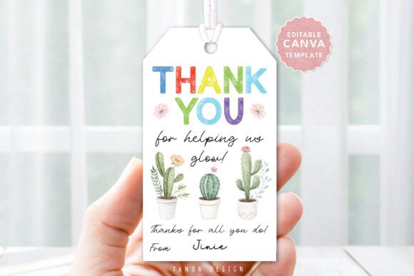 Thank You Glow Teacher Appreciation Tag