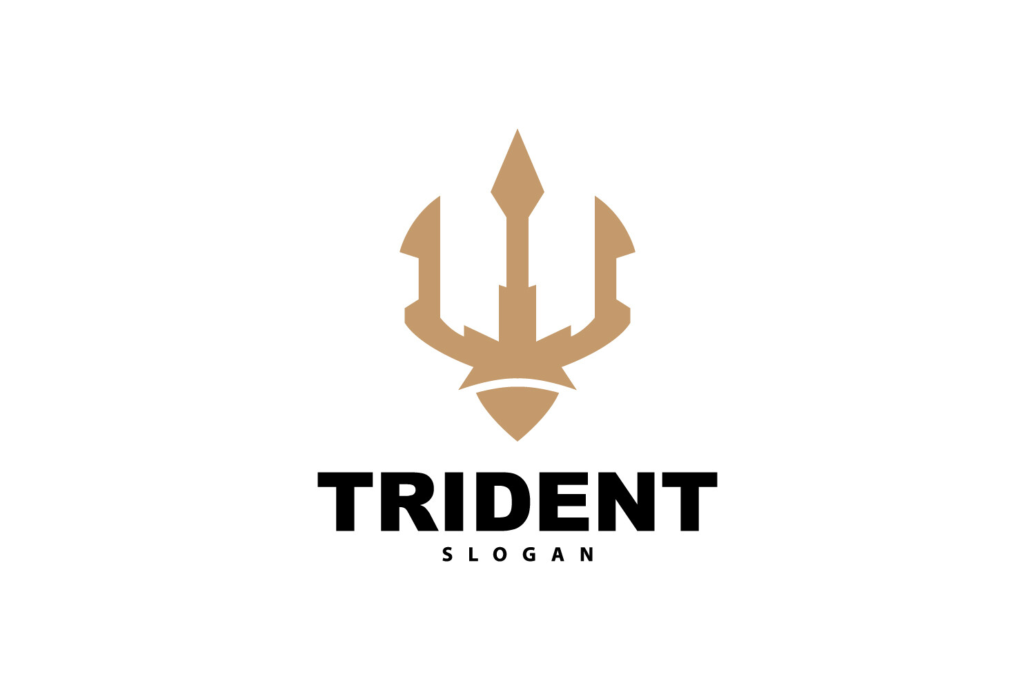 Trident Logo Vector Magic Spear Graphic by May Graphic · Creative Fabrica