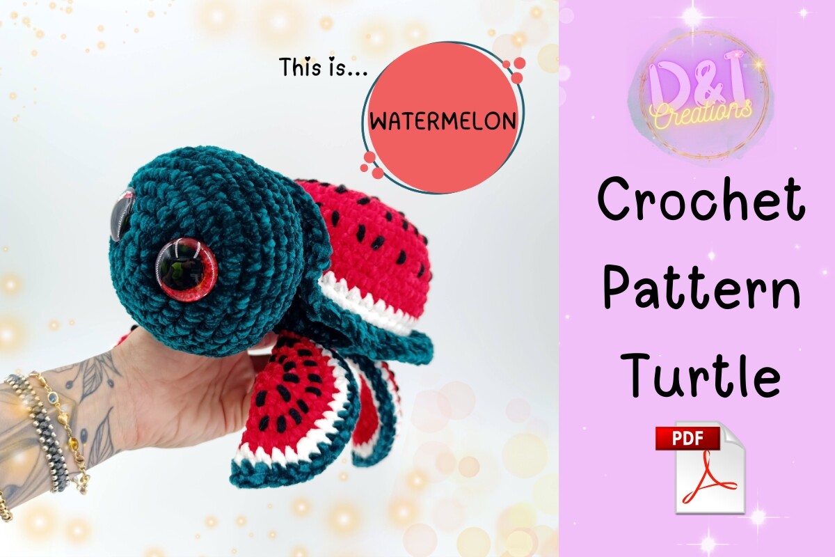 Turtle Crochet Pattern Amigurumi Pdf