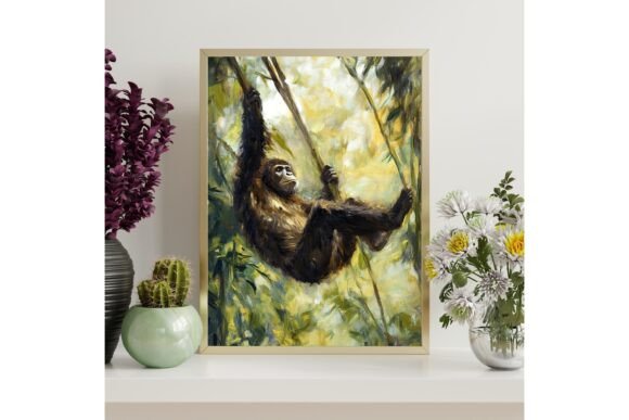 Ape Jungle Printable Wall Art