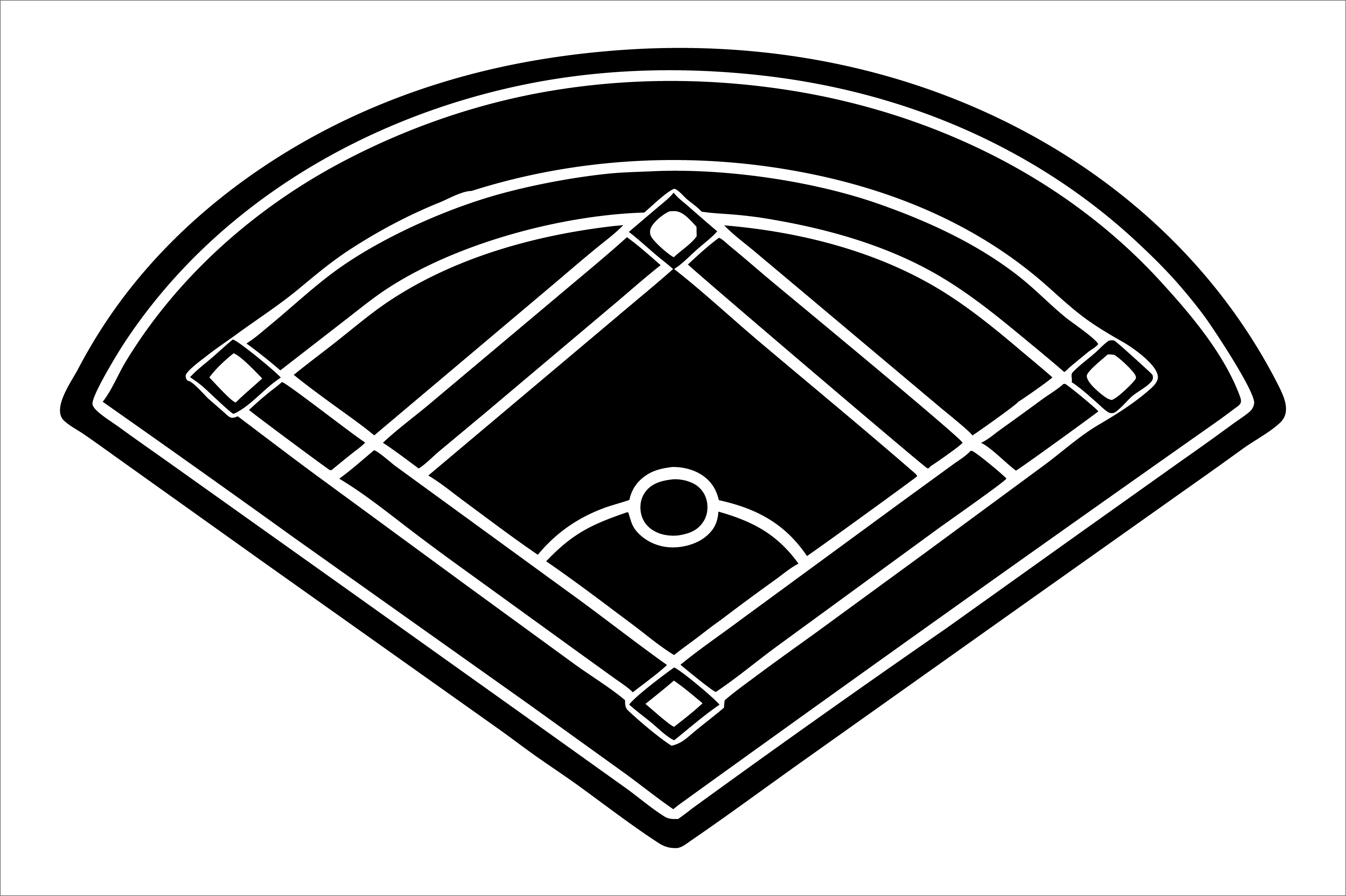 Baseball Field Icon Vector Design Graphic by SKShagor Barmon · Creative ...