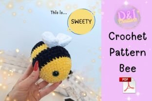 Bee Crochet Pattern Amigurumi Pdf Easy Graphic by diamigurumicreations ...