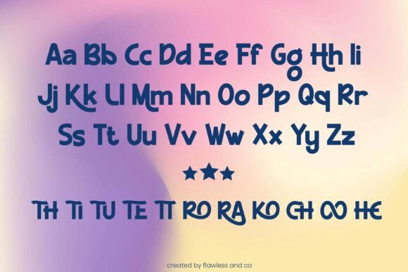 Blaperoom Font - Preview 6