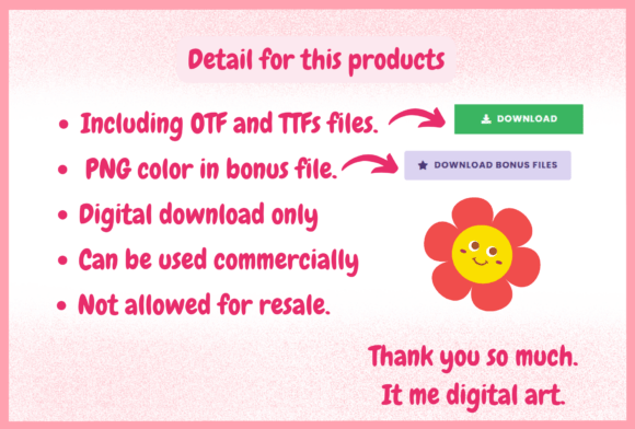 Blossom Cute Font - Preview 5