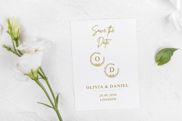 Butterfly Love Monogram Font - Preview 3