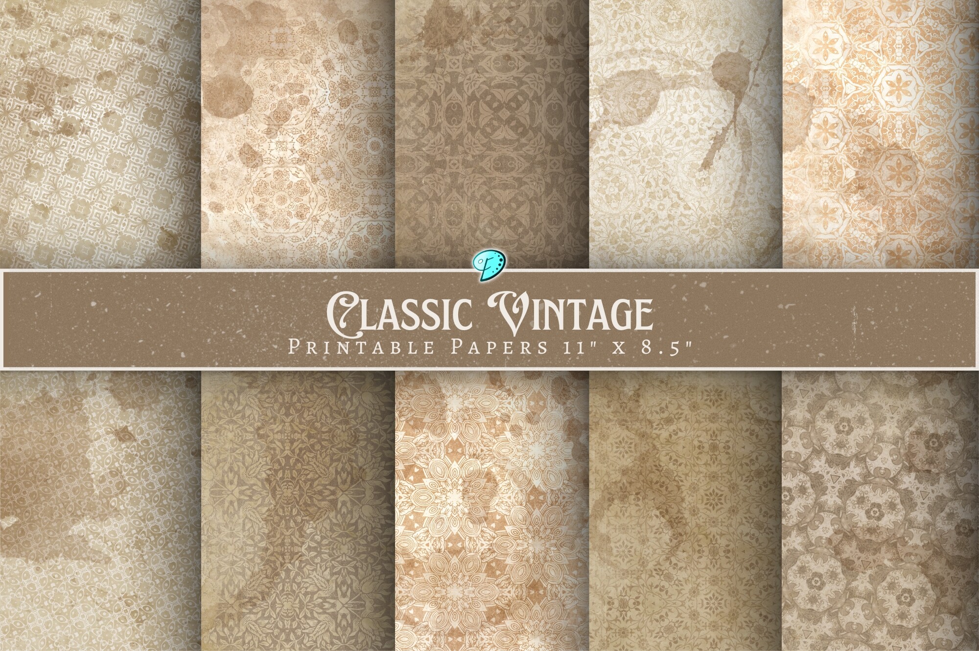 Classic Vintage Printable Papers