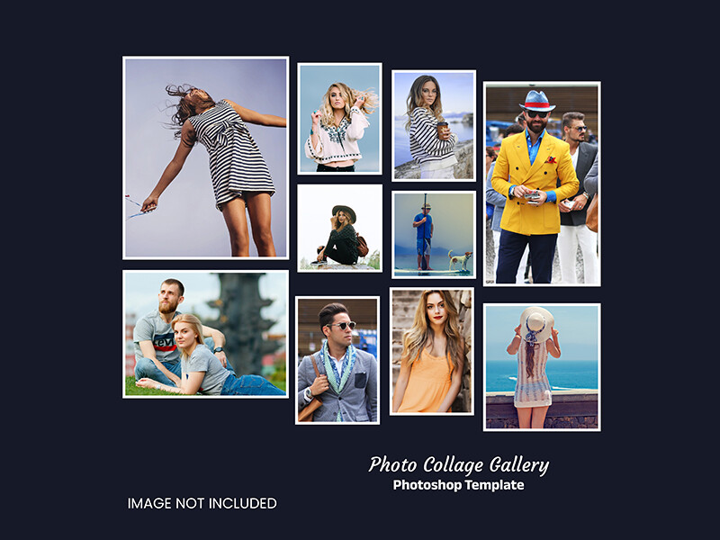 Editable Photo Collage Template Graphic by Design_love · Creative Fabrica