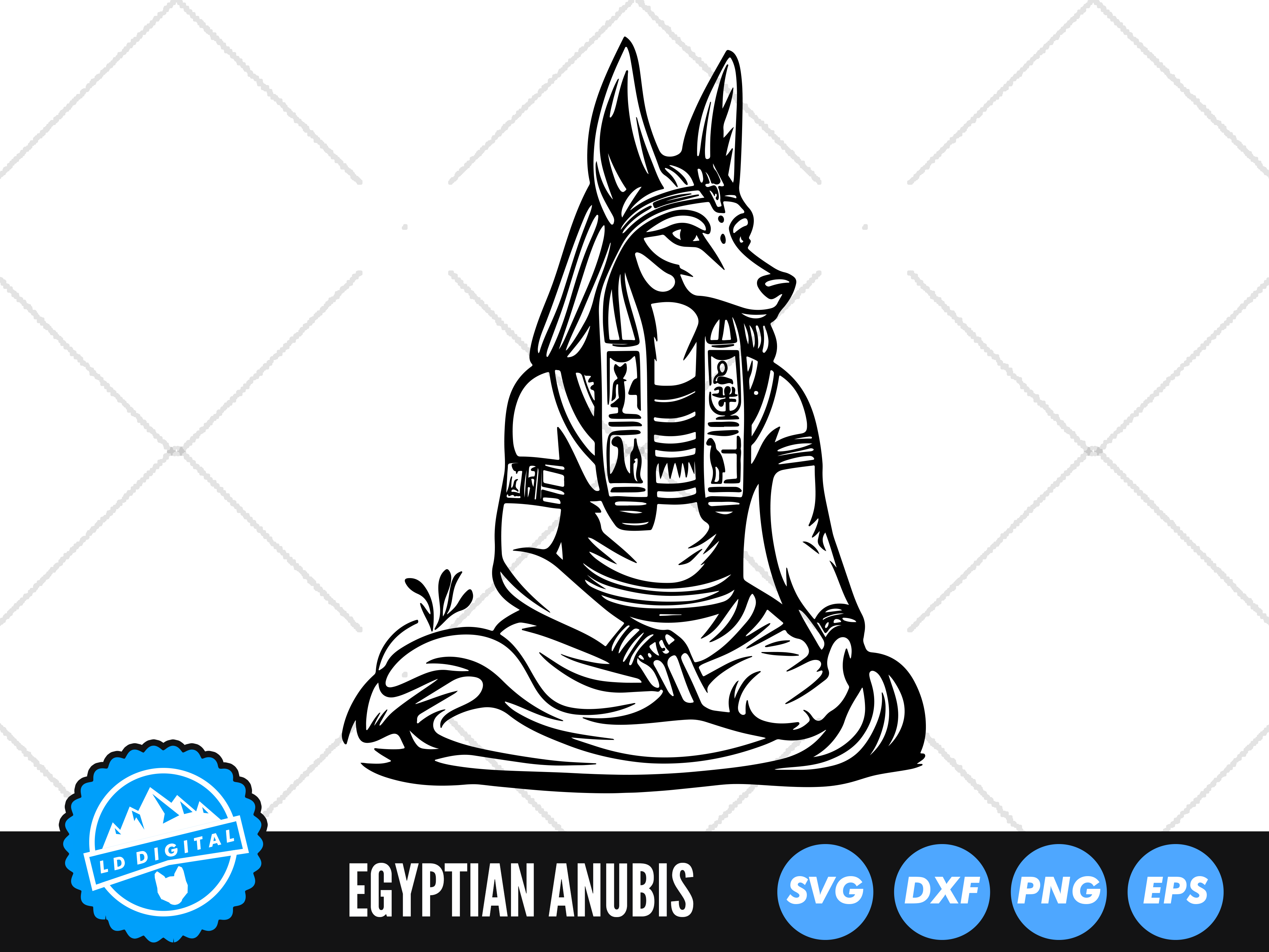 Egyptian Anubis SVG, Ancient Egypt SVG Graphic by lddigital · Creative ...