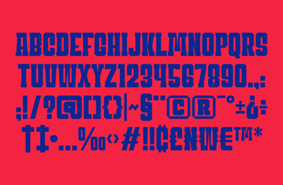 England Shoty Font PNG with transparent background - Preview 5