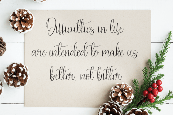 Faither Font PNG with transparent background - Preview 2