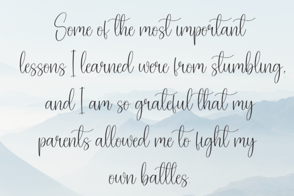 Faither Font PNG with transparent background - Preview 5