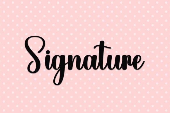 Flower Font - Preview 1
