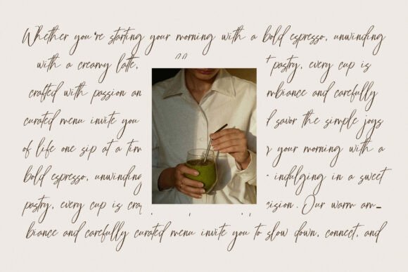 Ginger Coffe Font - Preview 5