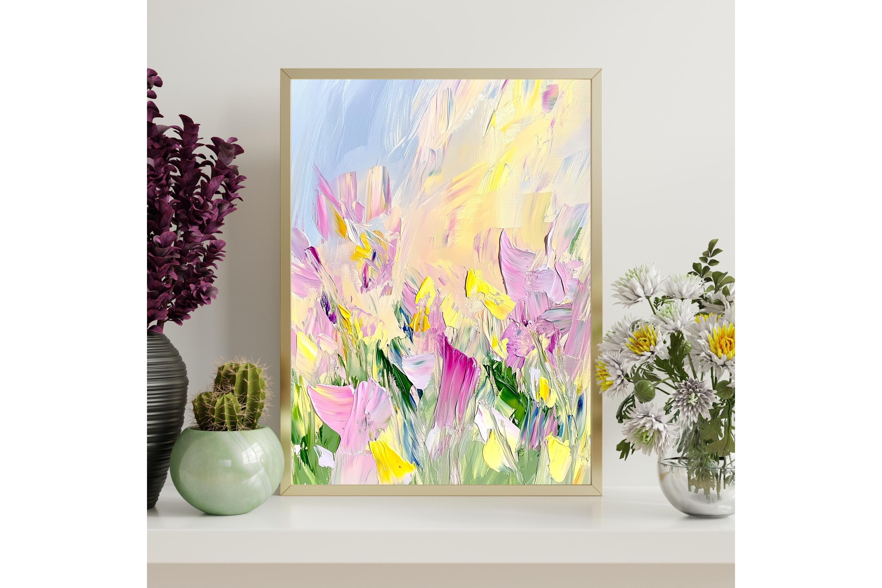 Pastel Floral Printable Wall Art