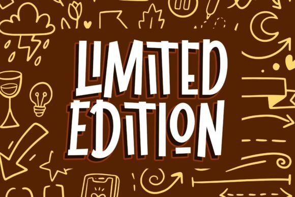 Romelly Letters Font PNG with transparent background - Preview 6