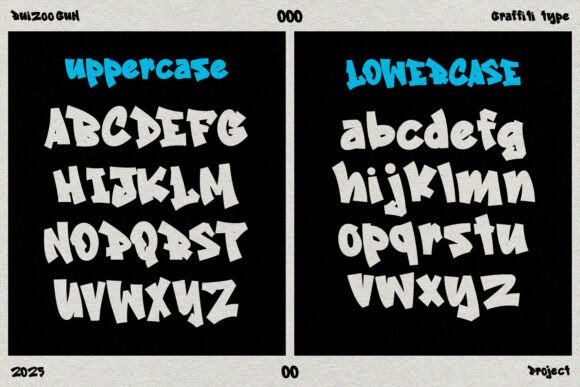 Ruizoo Gun Font PNG with transparent background - Preview 5