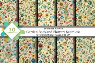 Seamless Digital Paper Patterns Bundle Graphic by MH Creation House ...