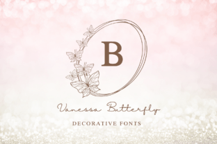 Vanessa Butterfly Monogram