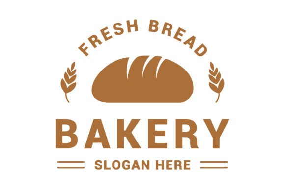 Bakery Logo Design Concept Vintage Style