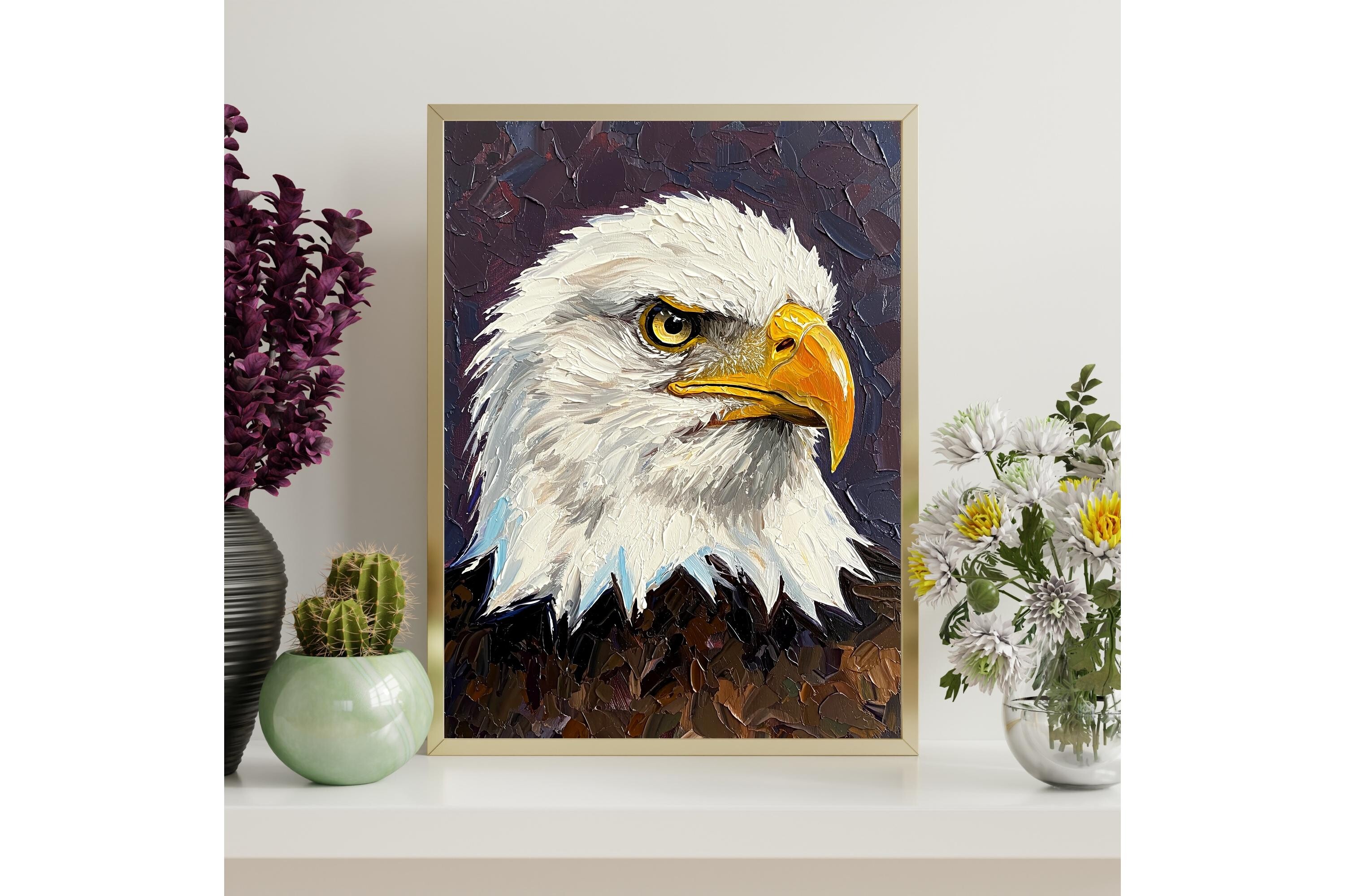 Bald Eagle Portrait Printable Print