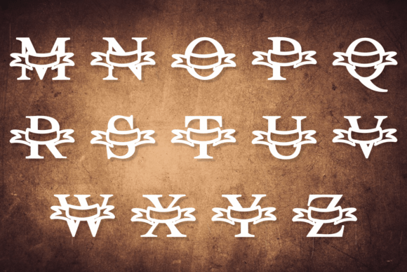 Banner Monogram Font - Preview 2