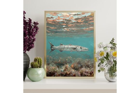 Barracuda Ocean Printable Wall Art