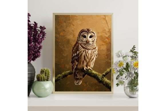 Barred Owl Printable Wall Art