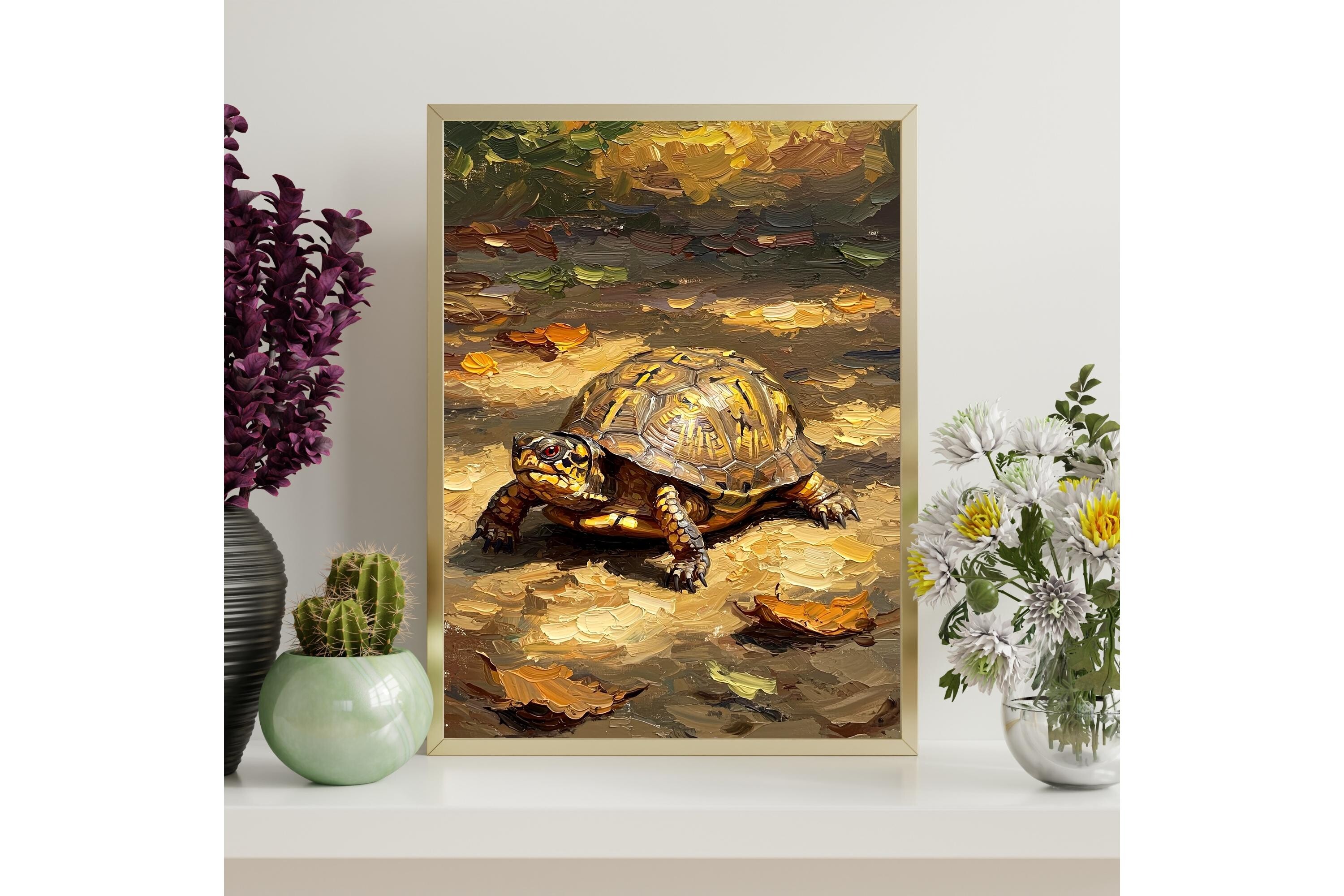 Box Turtle Printable Wall Art