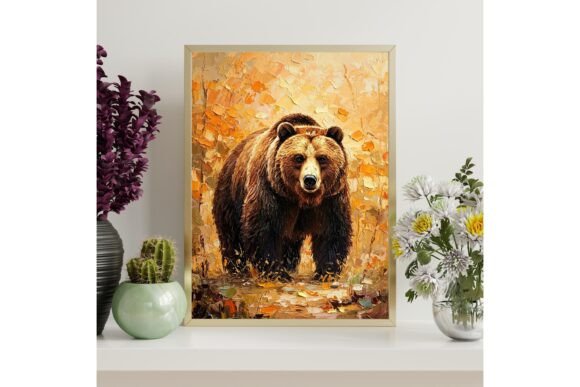 Brown Bear Printable Wall Art